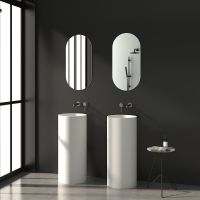 Товар: Зеркало Evoform Primary 80х40 BY 0121 со шлифованной кромкой - фото 3 Зеркало Evoform Primary 80х40 BY 0121 со шлифованной кромкой — фото 3, Мебель для ванной