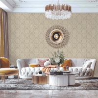 Обои Bernardo Bartalucci Carnazza Флизелин (1,06*10) Бежевый, Дамаск арт-5061-7 — фото 7, Обои