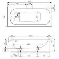 Товар: Стальная ванна Bette Form 175x75 2949-000 AD PLUS AR с шумоизоляцией, антискользящим и антигрязевым покрытием - фото 4 Стальная ванна Bette Form 175x75 2949-000 AD PLUS AR с шумоизоляцией, антискользящим и антигрязевым покрытием — фото 4, Ванны