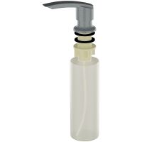 Дозатор для моющего средства Ulgran Classic U-02(309) Темно-серый — фото 1, Дозаторы для кухонных моек