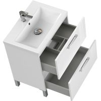 Тумба под раковину Cersanit Melar 70 64129 подвесная Белая — фото 4, Мебель для ванной