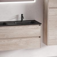 Тумба под раковину Sancos Libra 120 LB120-2EG подвесная Дуб галифакс натуральный — фото 12, Мебель для ванной