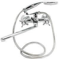 Смеситель для ванны Frap H24 F2124 универсальный Хром — фото 1, Смеситель для ванны