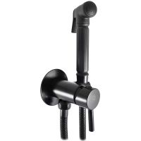 Гигиенический душ со смесителем Rav Slezak Seina SE843/1CMAT Черный матовый — фото 1, Гигиенические души