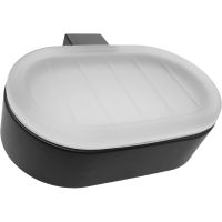 Мыльница Altasan Лотос ЛТ30ЧМ Черная матовая — фото 1, Мыльницы