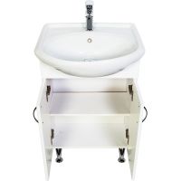 Тумба с раковиной Orange Роса Ro-50TUW Белый глянец — фото 3, Мебель для ванной