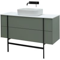 Тумба под раковину Allen Brau Reality 120 1.32008.CGM подвесная Олива матовая — фото 5, Тумбы под раковину