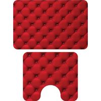 Комплект ковриков Veragio Carpet 68x45 VR.CPT-7200.02 с рисунком Bordo — фото 1, Коврики для ванной комнаты