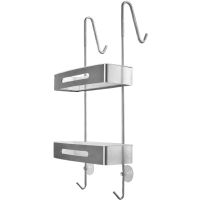 Полка корзина Art&Max AM-T-2702B-S Хром Белый — фото 1, Полки для ванной и душа