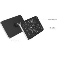 Товар: Верхний душ Vincea Inspire VSHD-3I4CMB Черный матовый - фото 2 Верхний душ Vincea Inspire VSHD-3I4CMB Черный матовый — фото 2, Душевое оборудование. Душевая программа
