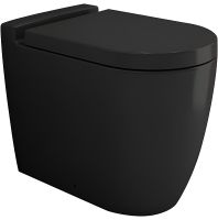 Унитаз Bocchi Venezia 1301-004-0129 приставной Черный матовый без сиденья — фото 1, Унитазы
