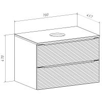 Товар: Тумба под раковину Runo Орлеан 70 00-00002023 подвесная Белая - фото 5 Тумба под раковину Runo Орлеан 70 00-00002023 подвесная Белая — фото 5, Тумбы под раковину