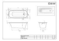 Товар: Акриловая ванна Black&White Swan SBA 1757 170x75 1757SBA0 без гидромассажа - фото 6 Акриловая ванна Black&White Swan SBA 1757 170x75 1757SBA0 без гидромассажа — фото 6, Ванны