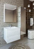 Товар: Зеркальный шкаф Sanflor Чикаго 65 С000005817 с подсветкой Дуб крафт белый - фото 2 Зеркальный шкаф Sanflor Чикаго 65 С000005817 с подсветкой Дуб крафт белый — фото 2, Зеркальные шкафы в ванную