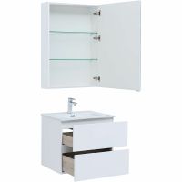 Товар: Комплект мебели для ванной Aquanet Алвита New 60 274216 подвесной Белый матовый - фото 4 Комплект мебели для ванной Aquanet Алвита New 60 274216 подвесной Белый матовый — фото 4, Мебель для ванной