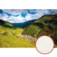 Фреска Ortograf Горы 30925 Фактура флок FLK Флизелин (4*2,7) Зеленый/Голубой, Горы/Пейзаж/Природа — фото 1, Фрески