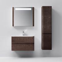 Товар: Шкаф пенал AM.PM Sensation 40 R M30CHR0406TF подвесной Табачный дуб - фото 2 Шкаф пенал AM.PM Sensation 40 R M30CHR0406TF подвесной Табачный дуб — фото 2, Пеналы для ванной комнаты