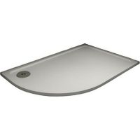 Душевой поддон из искусственного камня Veconi Tezeo 100x80 R TZ11R-10080A-01-19C3 Белый — фото 1, Душевые поддоны из искусственного камня