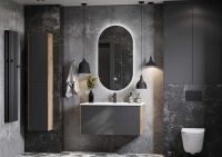 Зеркало Aquaton Альто 60 1A256502A1010 с подсветкой с сенсорным выключателем — фото 3, Зеркала в ванную комнату