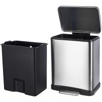 Ведро для мусора WeltWasser WW ME Lassy MT 30L 10000009935 Матовая сталь — фото 2, Мусорные ведра