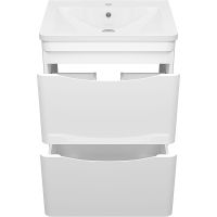 Тумба с раковиной Misty Атлантик 60 УТ000012599 Белая — фото 3, Мебель для ванной