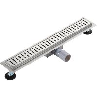 Душевой лоток Ростовская Мануфактура Сантехники РМС ТЛ-03-70х7 с решеткой Нержавеющая сталь — фото 1, Душевые лотки