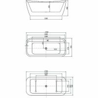 Акриловая ванна Allen Brau Infinity 2 170x78 2.21002.21 без гидромассажа — фото 21, Ванны