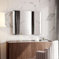 Зеркало Континент Трюмо 1000х800 ЗЛП453 с подсветкой с сенсорным выключателем — фото 2, Зеркала в ванную комнату