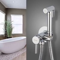 Гигиенический душ со смесителем Frap F7505-2 Хром — фото 11, Гигиенические души