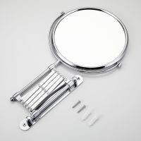 Косметическое зеркало Frap F6408 с увеличением Хром — фото 4, Аксессуары для ванной