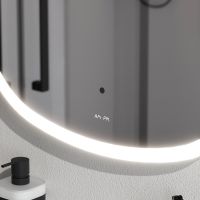 Зеркало AM.PM Func 60 M8FMOX0601WGS с подсветкой с ИК-сенсорным выключателем — фото 4, Зеркала в ванную комнату
