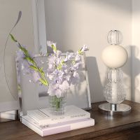 Товар: Настольная лампа Maytoni Modern Collar MOD301TL-L18CH3K Прозрачная Белая Хром - фото 3 Настольная лампа Maytoni Modern Collar MOD301TL-L18CH3K Прозрачная Белая Хром — фото 3, Настольные лампы