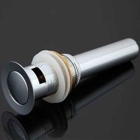 Донный клапан Frap F66-2 click-clack Хром — фото 3, Донные клапаны