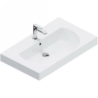 Раковина Kerama Marazzi Buongiorno 80 BG.wb.80 Белая глянцевая — фото 2, Раковины встраиваемые сверху