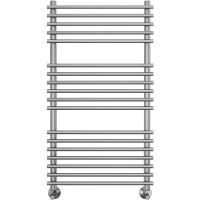 Водяной полотенцесушитель Terminus Ватра П18 500х1000 4670078530554 Хром, нижнее подключение, G 1/2" ВР, с комплектом вентилей — фото 2, Водяные полотенцесушители