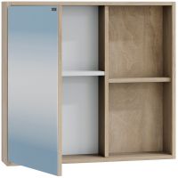 Зеркальный шкаф СанТа Прима 70 700351 Дуб светлый — фото 2, Зеркальные шкафы в ванную