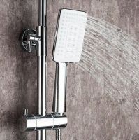 Товар: Душевая система Frap H58 F2458 Белая Хром - фото 7 Душевая система Frap H58 F2458 Белая Хром — фото 7, Душевое оборудование. Душевая программа