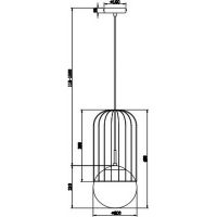 Товар: Подвесной светильник Maytoni Pendant Telford P363PL-01G Белый Золото - фото 4 Подвесной светильник Maytoni Pendant Telford P363PL-01G Белый Золото — фото 4, Подвесные светильники