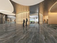 Керамогранит Realistik Hamilton Polished Gold Carving 60х120 см — фото 6, Керамогранит