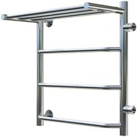 Водяной полотенцесушитель Тругор Браво 1 П ПМ R 60x50 с полкой Хром — фото 1, Водяные полотенцесушители