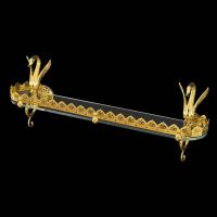 Товар: Стеклянная полка Migliore Luxor 26131 Золото - фото 3 Стеклянная полка Migliore Luxor 26131 Золото — фото 3, Полки для ванной и душа