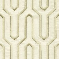 Обои Alessandro Allori Grace 1804-3 Винил на флизелине (1,06*10,05) Бежево/Зеленый, Геометрия — фото 1, Обои для стен