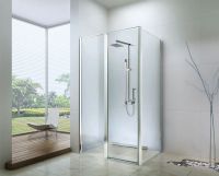 Душевой уголок Berges Urban 90х90 061011 профиль Хром стекло прозрачное — фото 3, Душевые уголки