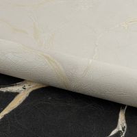 Обои Fipar Gold R 23629 Винил на флизелине (1,06*10,05) Белый/Бежевый/Золото, Мрамор — фото 4, Обои для стен