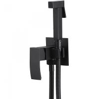 Гигиенический душ со смесителем Abber Wasserfall AF8625B Черный матовый — фото 1, Гигиенические души