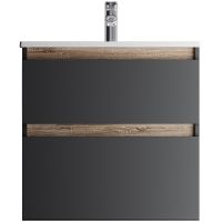 Тумба под раковину AM.PM X-Joy 65 M85AFHX0652BM подвесная Черная матовая — фото 1, Тумбы под раковину