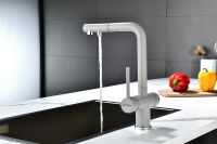 Смеситель для кухни Paulmark Serpentine Se213222-GR Серый — фото 12, Смесители