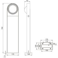Товар: Ландшафтный светильник Artelamp San Francisco A1831PA-1BK Черный - фото 7 Ландшафтный светильник Artelamp San Francisco A1831PA-1BK Черный — фото 7, Уличное освещение