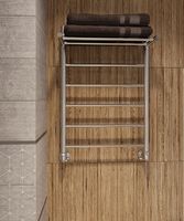 Товар: Водяной полотенцесушитель EWRIKA Сафо FP 80х50 с полкой Хром - фото 5 Водяной полотенцесушитель EWRIKA Сафо FP 80х50 с полкой Хром — фото 5, Водяные полотенцесушители