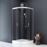 Акриловый поддон для душа AM.PM Gem W90T-401-090W с сифоном Белый — фото 3, Акриловые душевые поддоны